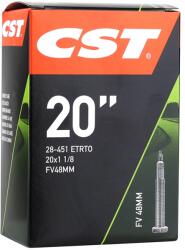 CST (Vélo) CST 20 x 1 1/8-1 1/4 kerékpár belső gumi Presta szeleppel CST (Vélo) Egyéb járművek Kerékpározás Kerékpár-alkatrészek Kerékpárkerekek és kerékalkatrészek Kerékpár-belső gumik