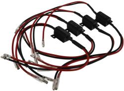 2EXTREME terhelési ellenállás szett, 4 db, 25W CanBus LED nappali menetfény, irányjelző, hátsó lámpa motorkerékpárhoz, robogóhoz, mopedhez, quadhoz, autóhoz 2EXTREME Kerekek és gumik Gumiabroncsok és tartozéka