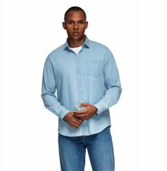 Ombre Férfi farmer ing világoskék casual Ombre OM-SHDS-0181 V1 roz. L (161906)