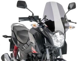 Puig New Generation szélvédő Honda CB125F 2015-2018 füstszínű Puig Váz, idomok és járműkiegészítők Szélvédők és tartozékaik Szélvédők Motorkerékpár- és robogószélvédők