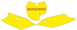 BLACKBIRD Matrica Készlet Fekete KTM SX/SX-F BLACKBIRD Váz, idomok és járműkiegészítők Matricák és járműdekoráció Motocross rajtszámok és rajtszámháttér-matricák