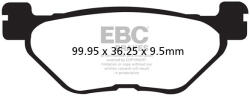 EBC Brakes EBC FA319/2 motorkerékpár fékbetét garnitúra (1 tárcsához) EBC Brakes Fékrendszer és alkatrészei Fékbetétek, fékpofák és féktárcsák Tárcsafékbetétek