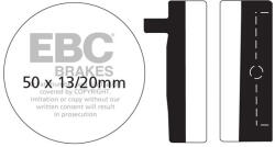 EBC Brakes EBC FA012 fékbetét szett (1 tárcsához) EBC Brakes Fékrendszer és alkatrészei Fékbetétek, fékpofák és féktárcsák Tárcsafékbetétek