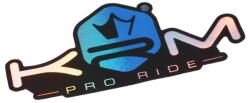 Krm Pro Ride matrica - 80x40 mm - kék holografikus (egyenként) KRM PRO RIDE Váz, idomok és járműkiegészítők Matricák és járműdekoráció Egyéb matricák és dekorációs elemek