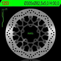 NG Brake Disc NG FÉKEK Úszó - 1253 NG Brake Disc Fékrendszer és alkatrészei Fékbetétek, fékpofák és féktárcsák Féktárcsák