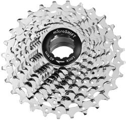 MICROSHIFT 10 sebességes kazetta Shimano/SRAM rendszerhez országúti kerékpárhoz, ezüst (11-12-13-14-15-17-19-21-24-28) MICROSHIFT Egyéb járművek Kerékpározás Kerékpár-alkatrészek Kazetták, szabadonfutók és fogas