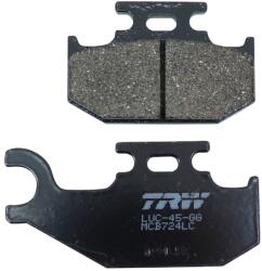TRW fékbetét Suzuki 125 Burgman 2007+ hátsó, 125 Sixteen 2008-2011 hátsó (MCB724 LC) TRW Fékrendszer és alkatrészei Fékbetétek, fékpofák és féktárcsák Tárcsafékbetétek