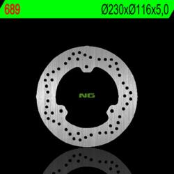 NG Brake Disc NG FÉKEK Fix FékTárcsa - 689 NG Brake Disc Fékrendszer és alkatrészei Fékbetétek, fékpofák és féktárcsák Féktárcsák