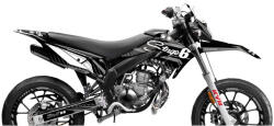 Stage6 Grafikai készlet Derbi X-Treme 2011 - 2017 Stage6 fekete Stage6 Váz, idomok és járműkiegészítők Matricák és járműdekoráció Egyéb matricák és dekorációs elemek