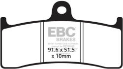 EBC Brakes EBC FA249HH erősített fékbetét garnitúra (1 tárcsához) EBC Brakes Fékrendszer és alkatrészei Fékbetétek, fékpofák és féktárcsák Tárcsafékbetétek