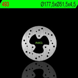 NG Brake Disc NG BRAKES Fix Féknyereg - 493 NG Brake Disc Fékrendszer és alkatrészei Fékbetétek, fékpofák és féktárcsák Féktárcsák