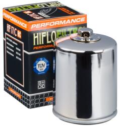 Hiflofiltro Teljesítmény Olajszűrő Króm - HF171CRC Hiflofiltro Motoralkatrészek Motorolajozási rendszer Olajszűrők és olajpumpák Motorolajszűrők és szűrőbetétek