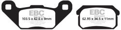 EBC Brakes FA431R hátsó fékbetét szinterezett (1 tárcsához, komplett szett) EBC Brakes Fékrendszer és alkatrészei Fékbetétek, fékpofák és féktárcsák Tárcsafékbetétek