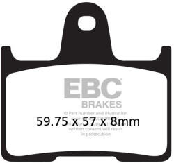 EBC Brakes EBC FA254V V-PAD fékbetét (1 tárcsához) EBC Brakes Fékrendszer és alkatrészei Fékbetétek, fékpofák és féktárcsák Tárcsafékbetétek