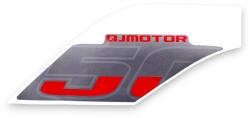 QJ-MOTOR SRT550X II. bal oldali sárvédő matrica piros FB felirattal QJ-MOTOR Váz, idomok és járműkiegészítők Matricák és járműdekoráció Egyéb matricák és dekorációs elemek