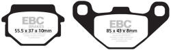 EBC Brakes EBC FA067TT fékbetét (1 tárcsához, garnitúra) EBC Brakes Fékrendszer és alkatrészei Fékbetétek, fékpofák és féktárcsák Tárcsafékbetétek