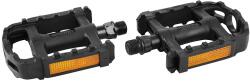 NEWTON MTB lapos pedál, műanyag, fekete, 9/16" csapágyas (pár) NEWTON Egyéb járművek Kerékpározás Kerékpár-alkatrészek Kerékpár-pedálok