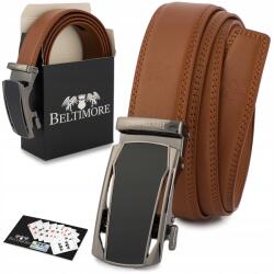 Beltimore Öv férfi bőr nadrág farmer casual automata sima bőr Beltimore (A42brown_120)