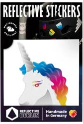 Reflective Berlin Licorne Arc-en-ciel fényvisszaverő matrica REFLECTIVE BERLIN Váz, idomok és járműkiegészítők Matricák és járműdekoráció Egyéb matricák és dekorációs elemek