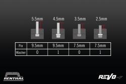Renthal Cycle revo pds03 csap és alátét készlet RENTHAL CYCLE Egyéb járművek Kerékpározás Kerékpár-alkatrészek Kerékpár-pedálok