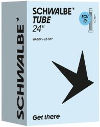 SCHWALBE (Vélo) SCHWALBE SCV10 24 x 40-62 kerékpár belső, TPU, Clik szelep, 40 mm (40-62x507) SCHWALBE (Vélo) Egyéb járművek Kerékpározás Kerékpár-alkatrészek Kerékpárkerekek és kerékalkatrészek Kerékpár-belső gumik