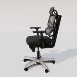 Komp-szék Kft Állítható magasságú irodai szék. Motorosan önbeálló. Gerincvédő, tartáskorrekciós, ergonomikus