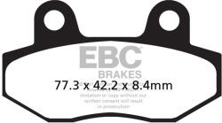 EBC Brakes EBC FA086/2HH erősített fékbetét (1 tárcsához, szett) EBC Brakes Fékrendszer és alkatrészei Fékbetétek, fékpofák és féktárcsák Tárcsafékbetétek