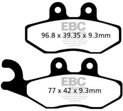 EBC Brakes EBC SFAC353 karbonos robogó fékbetét szett (1 tárcsához) EBC Brakes Fékrendszer és alkatrészei Fékbetétek, fékpofák és féktárcsák Tárcsafékbetétek