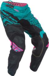 FLY RACING Kinetic Trifecta Mesh Ifjúsági Nadrág - Türkiz/Rózsaszín/Fekete FLY RACING Ruházat és védőfelszerelés Motocross ruházat Motocross nadrágok