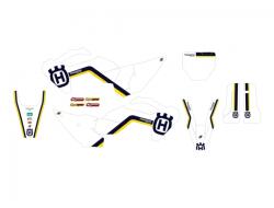 BLACKBIRD Retro Matricacsomag - Husqvarna FC/TC BLACKBIRD Váz, idomok és járműkiegészítők Matricák és járműdekoráció Egyéb matricák és dekorációs elemek
