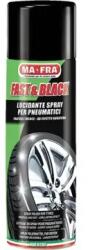 MA-FRA FAST & BLACK - abroncs polírozó és védő spray 500ml