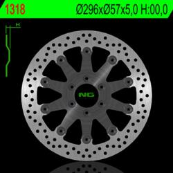 NG Brake Disc NG BRAKES Úszó - 1318 NG Brake Disc Fékrendszer és alkatrészei Fékbetétek, fékpofák és féktárcsák Féktárcsák