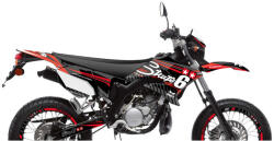 Stage6 Grafikai Készlet Yamaha DT 50 Stage6 Piros Stage6 Váz, idomok és járműkiegészítők Matricák és járműdekoráció Egyéb matricák és dekorációs elemek