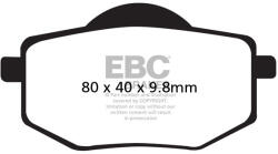 EBC Brakes EBC FA136 fékbetét szett (1 tárcsához) EBC Brakes Fékrendszer és alkatrészei Fékbetétek, fékpofák és féktárcsák Tárcsafékbetétek