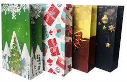 Paper Craft Pungi Cadou Craciun Mari 23x38x10 cm Set 8 buc