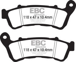 EBC Brakes EBC FA388/2HH erősített fékbetét (1 tárcsához, szett) EBC Brakes Fékrendszer és alkatrészei Fékbetétek, fékpofák és féktárcsák Tárcsafékbetétek