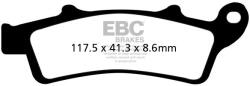 EBC Brakes EBC SFA324 robogó fékbetét garnitúra (1 tárcsához) EBC Brakes Fékrendszer és alkatrészei Fékbetétek, fékpofák és féktárcsák Tárcsafékbetétek