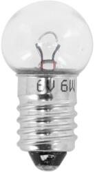 Flösser 6V 6W E-10 foglalatú izzó - átlátszó (helyzetjelző lámpához, darabonként) FLOSSER Elektromos alkatrészek Világítás és fényjelzés Izzók Jelző- és műszerizzók E10 jelző- és műszerizzók