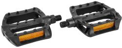 NEWTON FLAT PEDAL BMX pedál, műanyag, fekete, 1/2" csapágyas (pár, kártyán) NEWTON Egyéb járművek Kerékpározás Kerékpár-alkatrészek Kerékpár-pedálok
