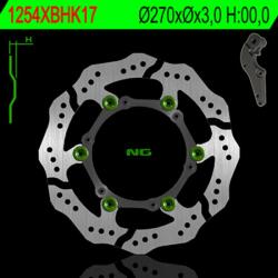 NG Brake Disc NG BRAKES Petal Lebegő - 1254XBH NG Brake Disc Fékrendszer és alkatrészei Fékbetétek, fékpofák és féktárcsák Féktárcsák