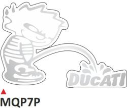 ONEDESIGN Ducati matrica pár, ezüst ONEDESIGN Váz, idomok és járműkiegészítők Matricák és járműdekoráció Egyéb matricák és dekorációs elemek