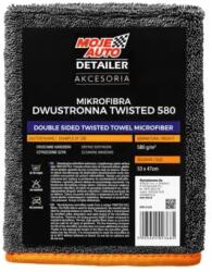 MOJE AUTO TWISTED DETAILER - Kétoldalas mikroszálas szárítókendő 53×47cm