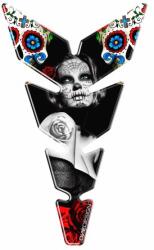 ONEDESIGN Tankpad Moon Slim mexican tattoo motorkerékpár tankvédő ONEDESIGN Váz, idomok és járműkiegészítők Üzemanyagtartályok és tartozékaik Tankpadok és védőfóliák