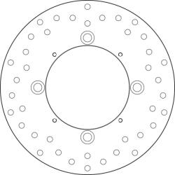 BREMBO Oro Fix féktárcsa - 68B407M0 BREMBO Fékrendszer és alkatrészei Fékbetétek, fékpofák és féktárcsák Féktárcsák