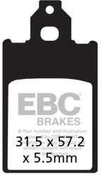 EBC Brakes EBC SFA116 robogó fékbetét szett (1 tárcsához) EBC Brakes Fékrendszer és alkatrészei Fékbetétek, fékpofák és féktárcsák Tárcsafékbetétek