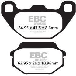 EBC Brakes EBC FA305 fékbetét garnitúra (1 tárcsához) EBC Brakes Fékrendszer és alkatrészei Fékbetétek, fékpofák és féktárcsák Tárcsafékbetétek