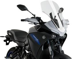 Puig Yamaha MT-07 Tracer 20 túraszélvédő, átlátszó Puig Váz, idomok és járműkiegészítők Szélvédők és tartozékaik Szélvédők Motorkerékpár- és robogószélvédők