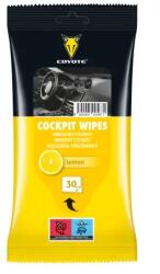 COYOTE Cockpit törlőkendő citrom 30 db