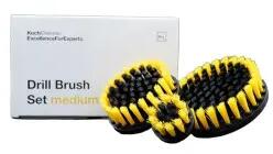 Koch-Chemie Drill Brush Set medium - 3 részes készlet puha fúrógép kefékhez