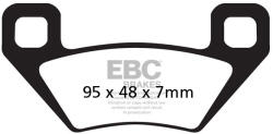 EBC Brakes EBC FA395TT fékbetét garnitúra (1 tárcsához) EBC Brakes Fékrendszer és alkatrészei Fékbetétek, fékpofák és féktárcsák Tárcsafékbetétek